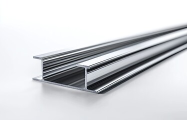 Polished Metal H-Beam Profile