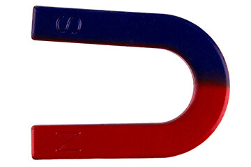 horse shoe magnet isolated, png image