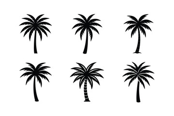 Simple Palm Tree Silhouette