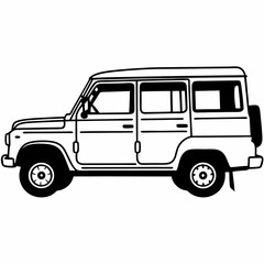 vector illustration of a car