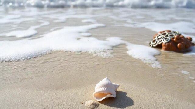 snail house on the beach