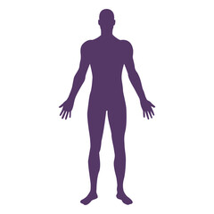 Male body medical pose