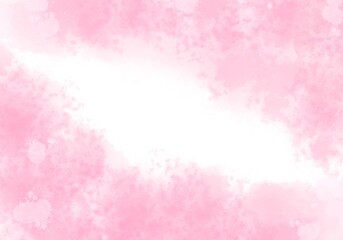Abstract Splashed Pink Watercolour Background