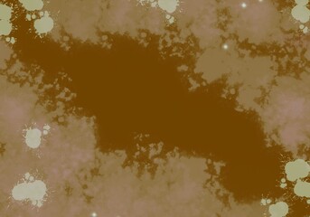 Abstract Splashed Brown Watercolour Background