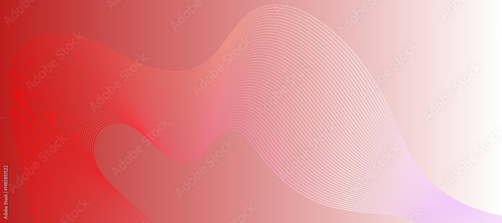 Poster modern abstract wave with colorful background. dynamic wave pattern. futuristic technology concept.