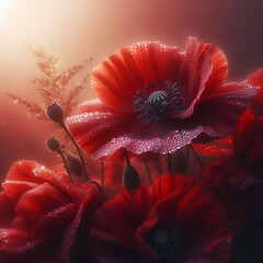 red poppy flower