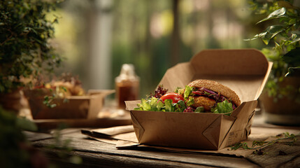 compostable vegan meal box