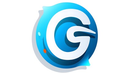 Fototapeta premium Modern G icon vector logo isolated on white background for professional use