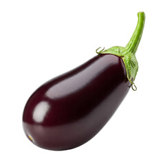 eggplants isolated on white background