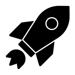 Rocket solid icon
