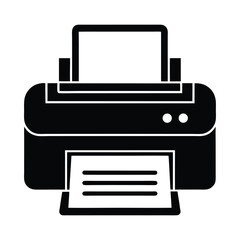 printer icon vector illustration