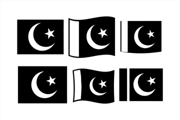 pakistani flag, flag, crescent moon, star, national symbol, pakistani symbol, flag symbol, national flag, nation, unity, religion, symbol, pakistani, monochrome, islamic, muslim, culture, patriotism, 