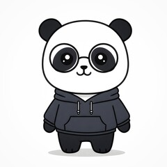 Obraz premium panda bear cartoon