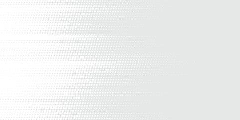 Dot white gray wave light technology texture background. Abstract big data digital  halftone