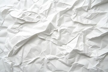 Obraz premium Close-up crumpled white paper texture (1)