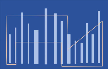 abstract blue background with lines