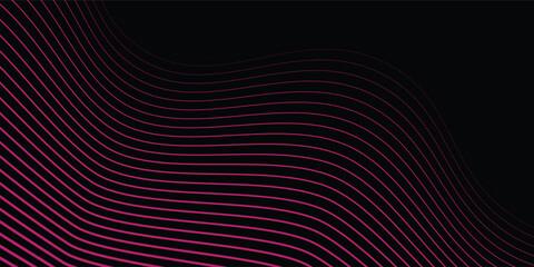 Lines abstract background black and colorful waves pattern. Abstract background. Optical illusion, wavy modern arts