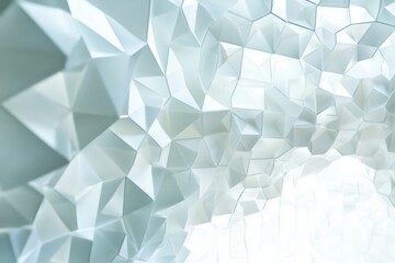 Obraz premium Abstract Geometric Crystal Wall