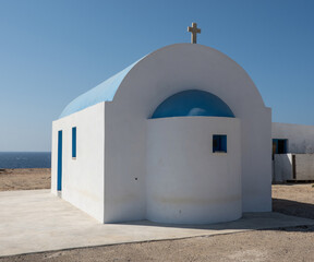Small church at Agios Theodoros on the southwestern part of Karpathos, Greece.