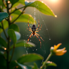 spider on the web