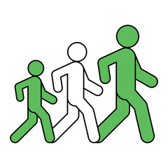 Collective Responsibility. Group of people symbol representing community involvement in ethical AI governance