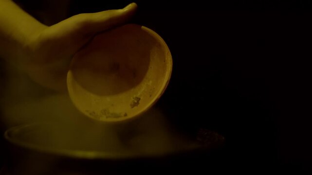 Traditional Ayurvedic Chai in Mud Pots 