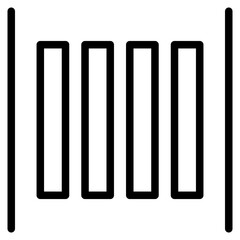 Obraz premium Cross walk icon in vector illustration