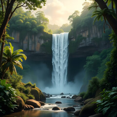 waterfall in thailand