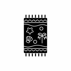 creative details Beach liner icon vector illustration