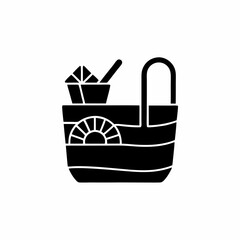 creative details Beach liner icon vector illustration