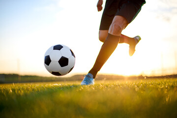Obraz premium soccer player running