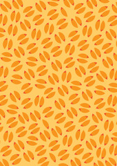 seamless pattern with orange