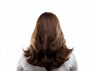 Obraz premium Beauty Fashion model. woman's face & beautiful voluminous hair. Beautiful female face. Healthy hair with a luxurious Updo haircut. Waves, wavy Volume Hairstyle. Hair Salon.