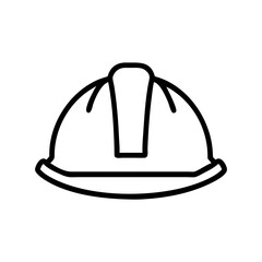construction helmet icon on transparent background for web and graphic design