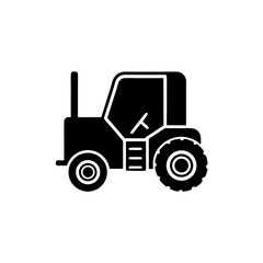 creative details Outline silhouette forklift truck icon vector illustration