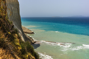 Cape Drastis, Corfu — Aerial View on a Sunny Day