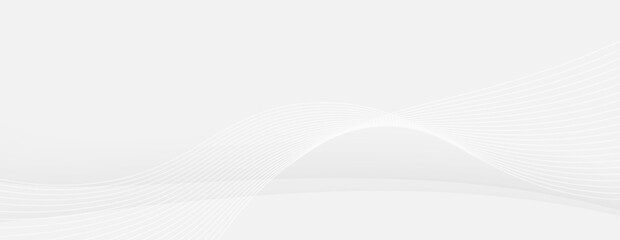 Minimalist white lines abstract clean backdrop curve modern