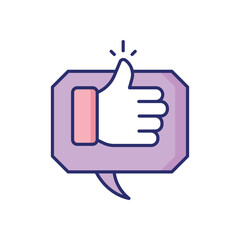 Obraz premium Positive Feedback Vector icon