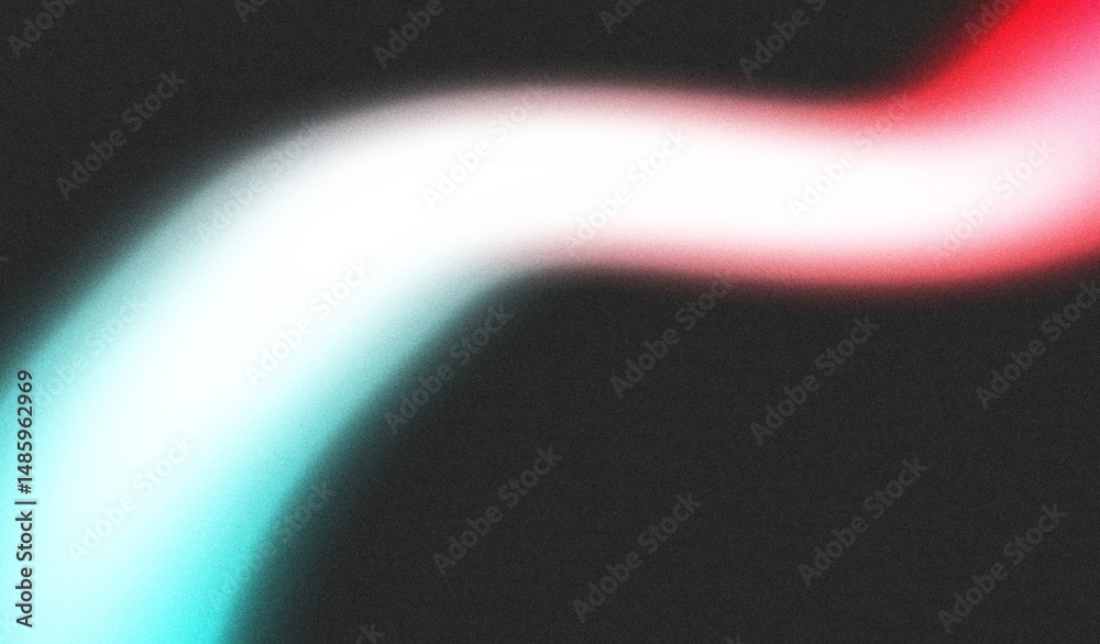 Canvas Prints abstract glowing neon color gradient shape background, red blue color wave grainy backdrop design, b