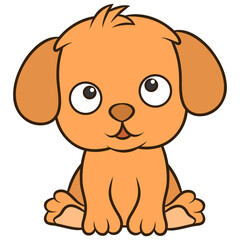 Puppy Cartoon Illustration