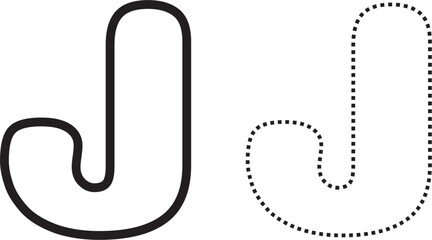 Cute A to Z Letter Design for Kids Writing Practice