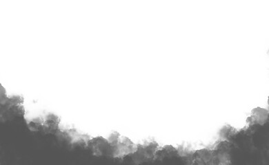 Colorful Cloud Texture with Gradient Effect on white transparent Background