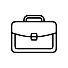 suitcase icon on transparent background for web and graphic design