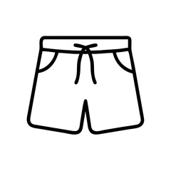 swim trunks icon on transparent background for web and graphic design © Tamanna