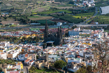 View from Mirador De Arucas on Gran Canaria, Canary Islands
