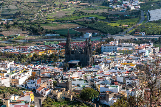 View from Mirador De Arucas on Gran Canaria, Canary Islands