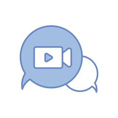 Video Call Vector icon
