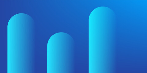 Abstract blue background with diagonal lines. Dynamic shapes composition. Vector illustration