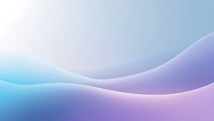 Abstract background with soft gradient waves in pastel colors