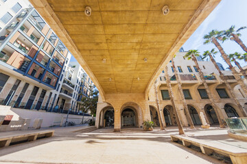 Jaffa is a popular touristic spot with historic buildings. Jaffa, Tel Aviv - Israel